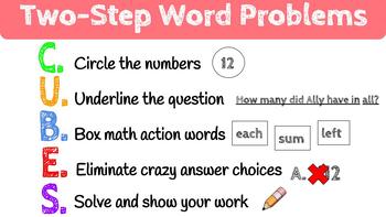 Two-Step Word Problems by Elementary Must-Haves | TPT