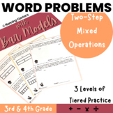 Two-Step Word Problems Mixed Operations 2-Step Bar Models 
