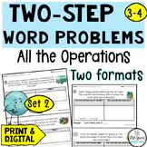 Two-Step Word Problems Multiplication, Addition, Subtracti