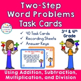 Two-Step Word Problems Task Cards