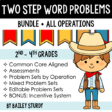 Two Step Word Problems with All Operations BUNDLE