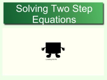 Preview of Two Steps Equations (100 questions), Worksheet