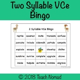 Two Syllable Long Vowel (CVCe) Phonics Bingo Game | Silent
