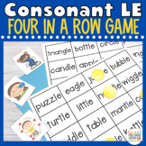 Two Syllable Words Game Consonant le Four In A Row