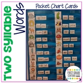 Two Syllable Words: Pocket Chart Center