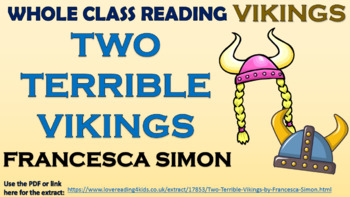 Preview of Two Terrible Vikings - Whole Class Reading Session!