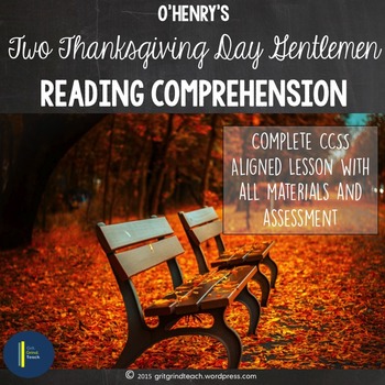 Preview of Two Thanksgiving Day Gentlemen Comprehension Questions