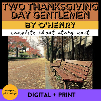 Preview of Two Thanksgiving Day Gentlemen by O'Henry Short Story Unit