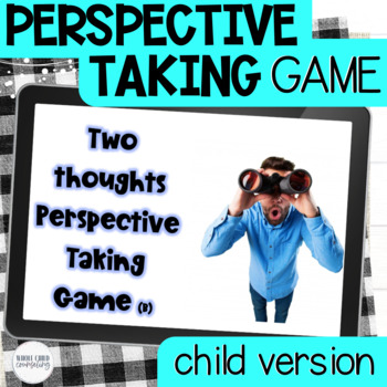 Preview of Perspective Taking and Nonverbal Communication Social Skills Digital Print Game