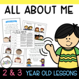 2 and 3 Year Old Lesson Plans ALL ABOUT ME