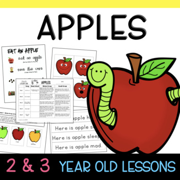 Preview of Two & Three's APPLE Lesson Plans