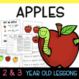 Two & Three's APPLE Lesson Plans