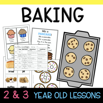 Preview of Two & Three's BAKING Lesson Plan