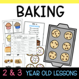 Two & Three's BAKING Lesson Plan