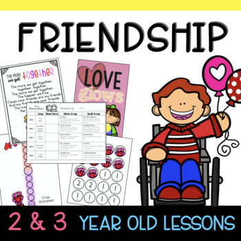 Preview of Two & Three's FRIENDSHIP Lesson Plan