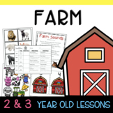 Two & Three's Farm Lesson Plans
