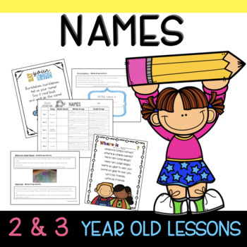 Preview of Two & Three's NAME Lesson Plans