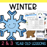 Two & Three's WINTER Lesson Plans