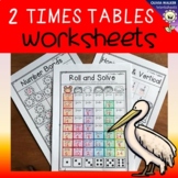 Two Times Tables Worksheets - Multiplication Printables, R