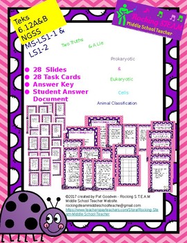 Preview of Two Truths & A Lie Prokaryotic and Eukaryotic Cells with Animal Classification.