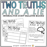 Two Truths and a Lie (Interactive Staff Sunshine Bulletin Board)