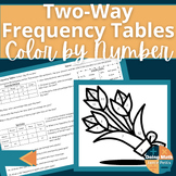 Two-Way Frequency Tables Color by Number (Spring / Valentine)