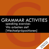 Two-Way Prepositions in German – Dative – Professions and 