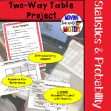 Two Way Frequency Tables End of Year Project Plan