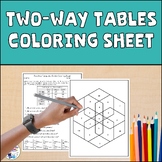 Two-Way Tables Coloring Sheet