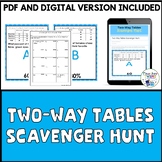 Two-Way Tables Scavenger Hunt