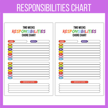 Chore Schedule Template (Printable) - The ADHD Homestead