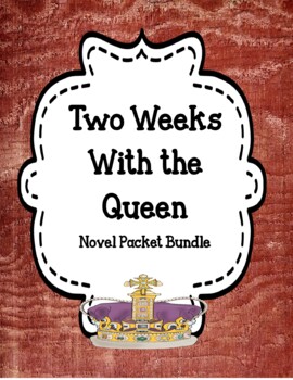 Preview of Two Weeks With the Queen - Novel Unit Bundle Print and Digital ( Google Slides)