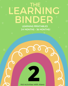 Preview of Two Year Old Learning Workbook - Busy Book