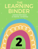 Two Year Old Learning Workbook - Busy Book