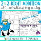 Two and Three Digit Addition with and without Regrouping M