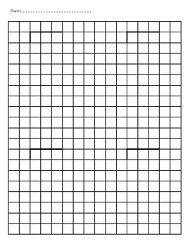 two and three digit long division on graph paper by hope as an anchor