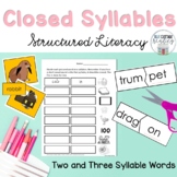 Two and Three Syllable Closed Syllables Orton Gillingham