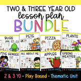 Two and Three Year Old Lesson Plan Curriculum BUNDLE