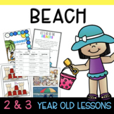 Two and Three's BEACH Lesson Plans