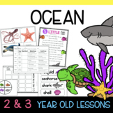 Two and Three's OCEAN ANIMALS Lesson Plans