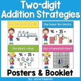 Two digit addition strategy posters and booklet