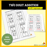 Two digit addition with regrouping |Adaptive resources