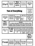 "Two of Everything" Comprehension Game Board- Journeys sto