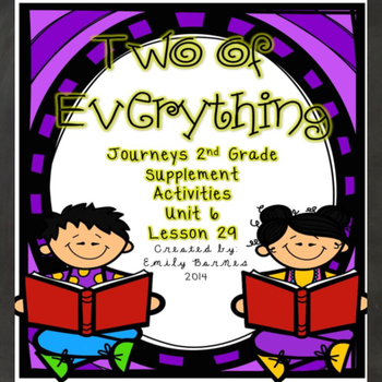 Preview of Two of Everything Supplement Activities Journeys 2nd Grade Lesson 29