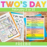 2s Day | Two's Day | February 22, 2022 | Twos Day Activiti