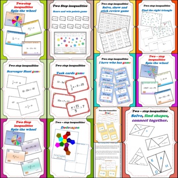 Preview of Two step inequalities BUNDLE