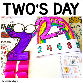 Preview of Twos Day 2s Day Activities for Two's Day