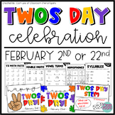 Twos Day Activity Packet | February 2nd | February 22nd