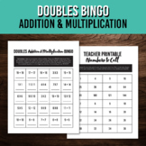 Twos Day Doubles Addition and Multiplication BINGO Game | 