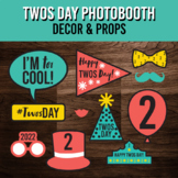 Twos Day Party Photobooth Props for February 22, 2022 | 2-22-22